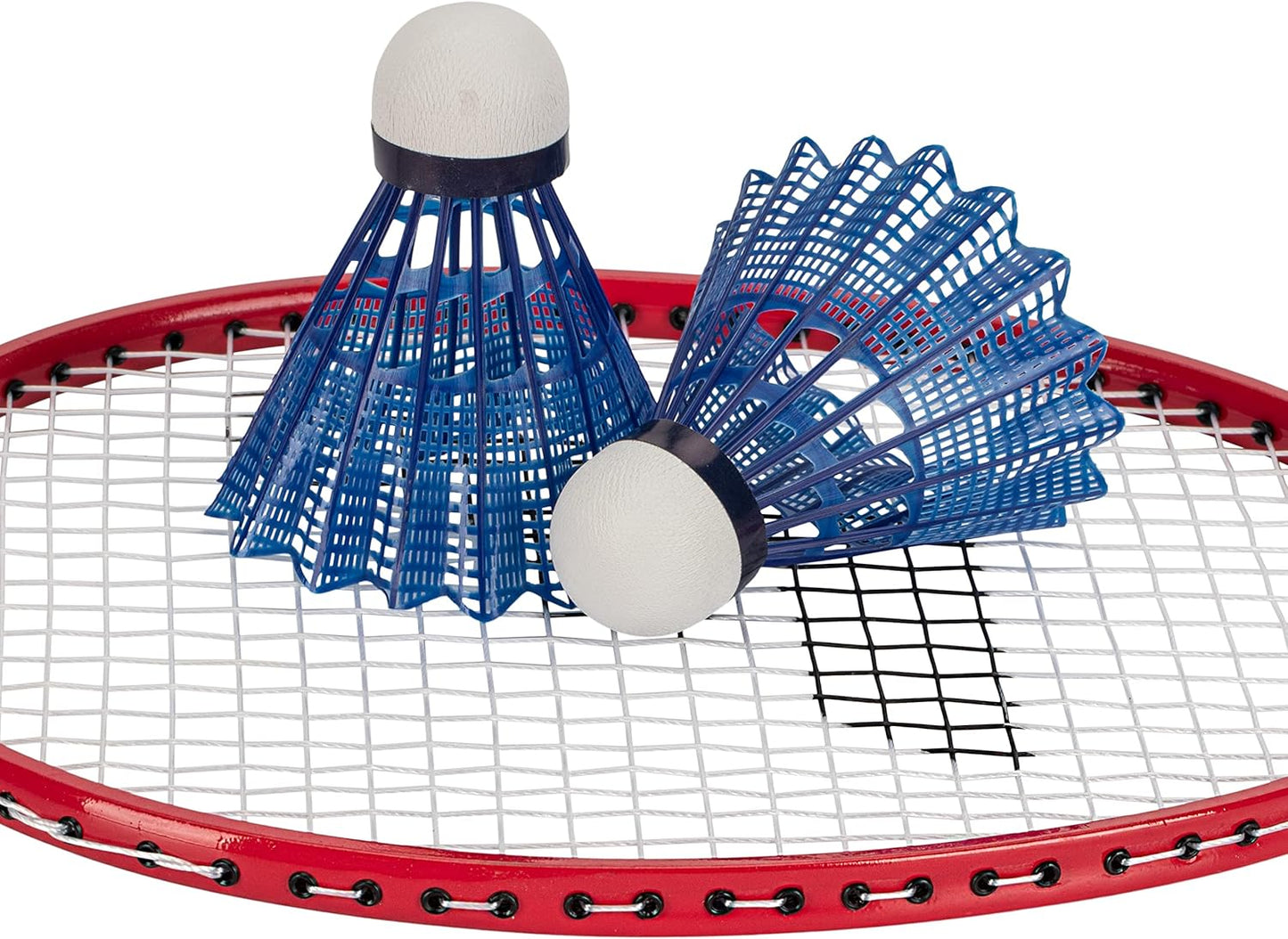Sports Badminton Racket + Birdie Set - Replacement Badminton Equipment for Kids + Adults - 2 Player - 4 Player Badminton Racket Sets
